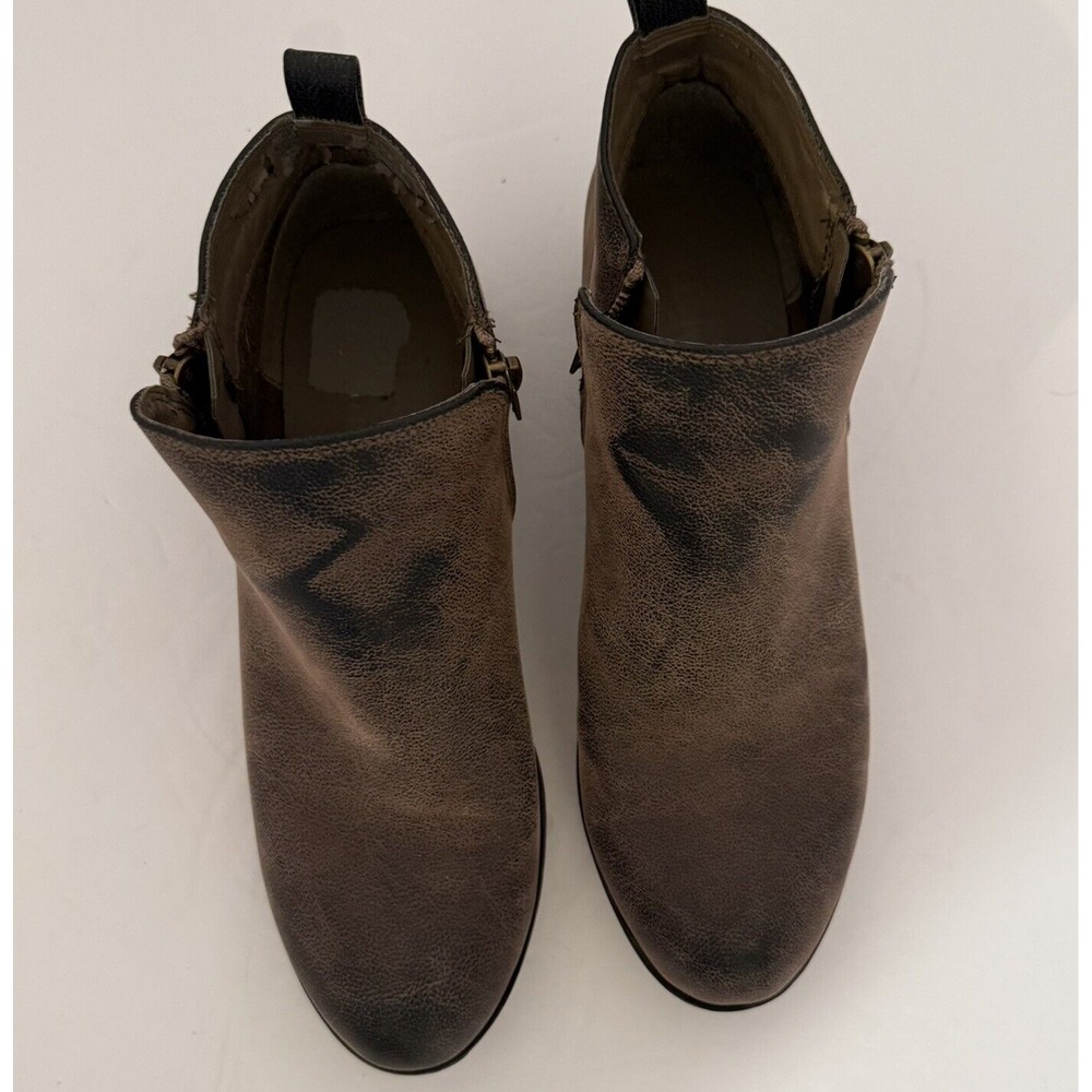 JESSICA CLINE Dani Dusty Brown Casual Ankle Boots Womens Size 8M
